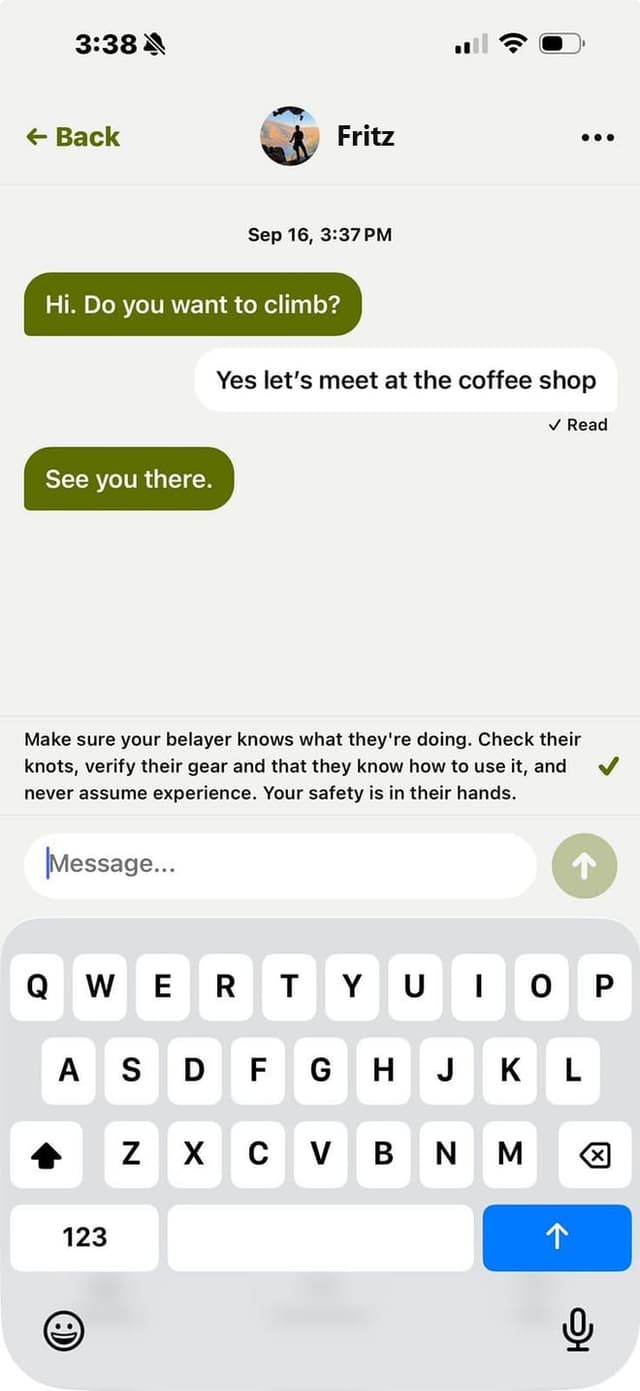 Chatting with a match